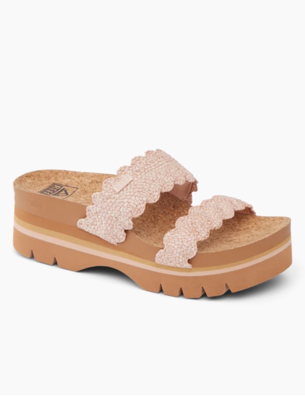 reef cushion vista higher in scalloped rose